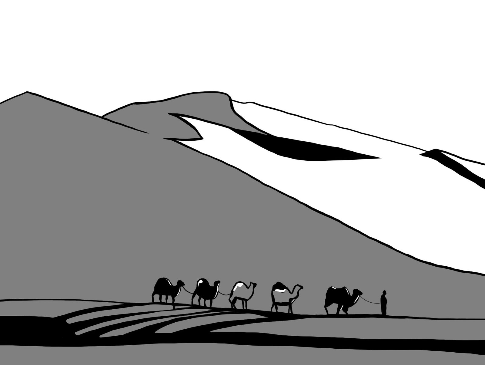 Ensemble, loin